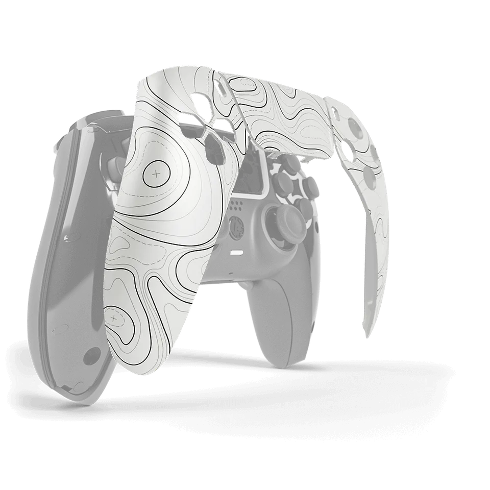 Aim Controller Topo White cover PS5 snap panel