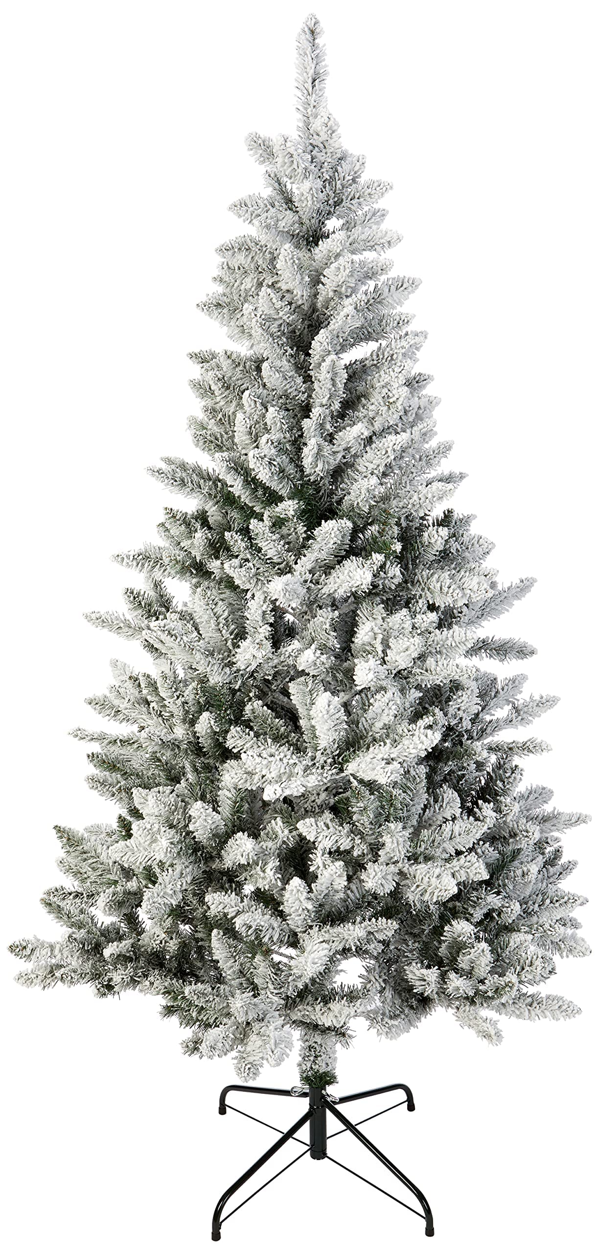 Amazon Basics Albero Natale Innevato 180 cm 618 Rami