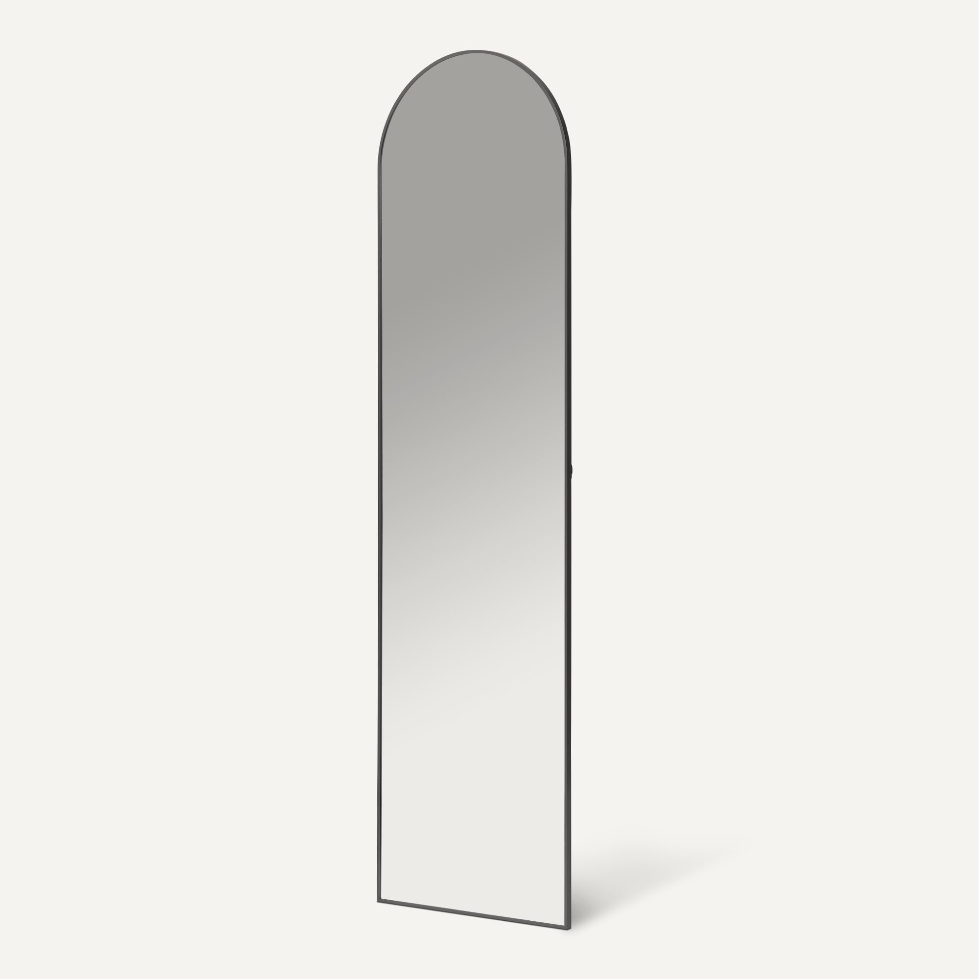 AmazonBasics Specchio Arco Figura Intera Nero 150x41