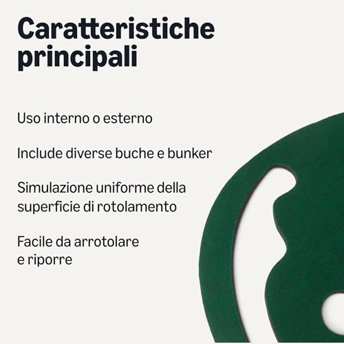 AmazonBasics Tappetino Golf 270x86 cm Antiscivolo