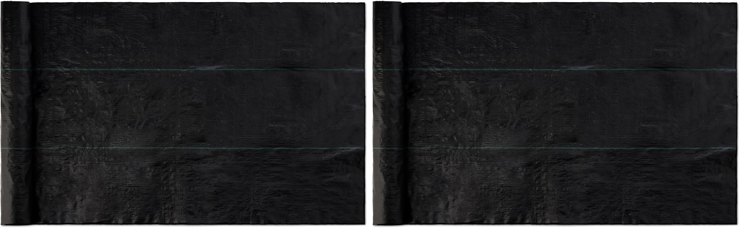 Amazon Basics Telo Pacciamatura Nero 0,9x15,2 m