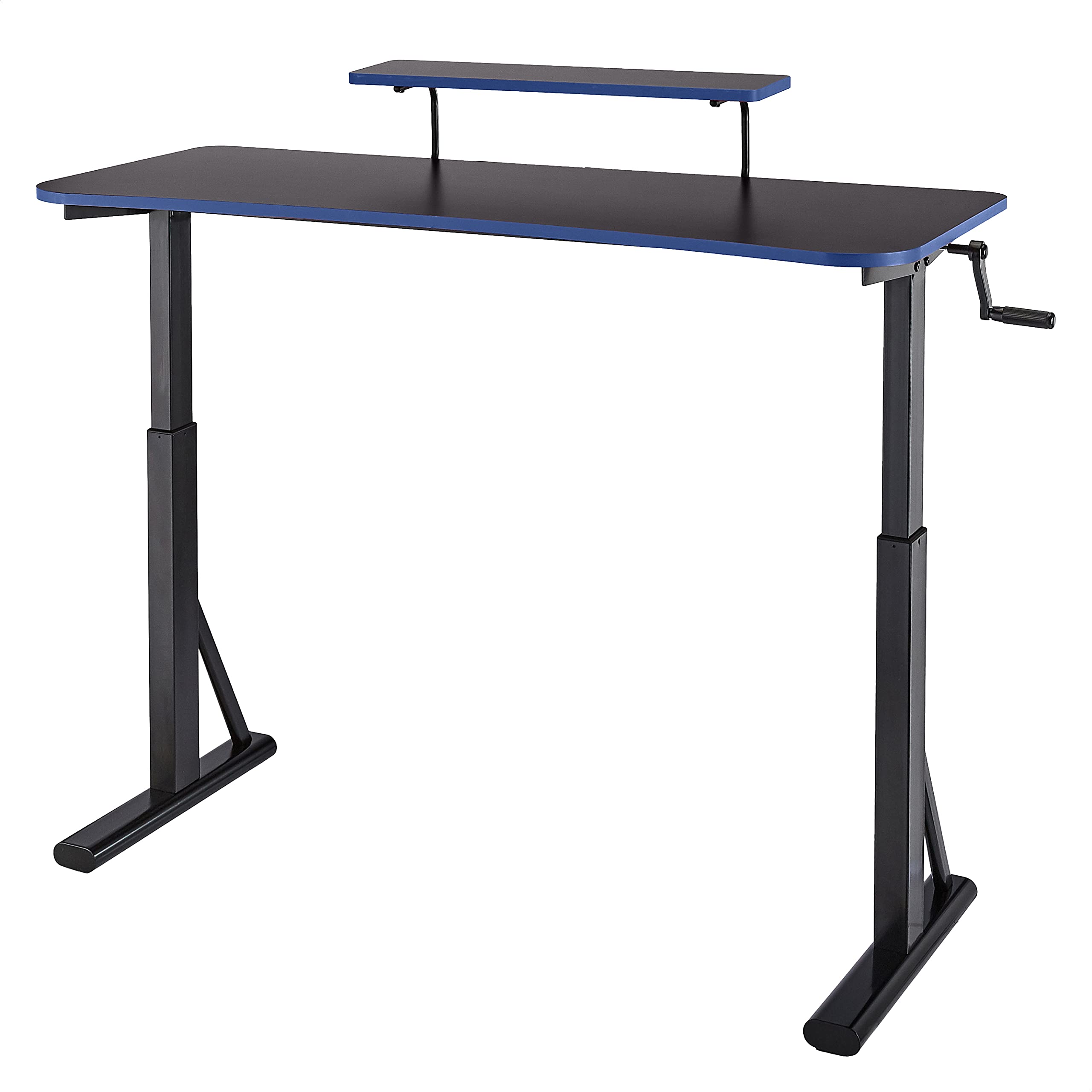 Amazon Basics scrivania gaming 140cm altezza regolabile blu