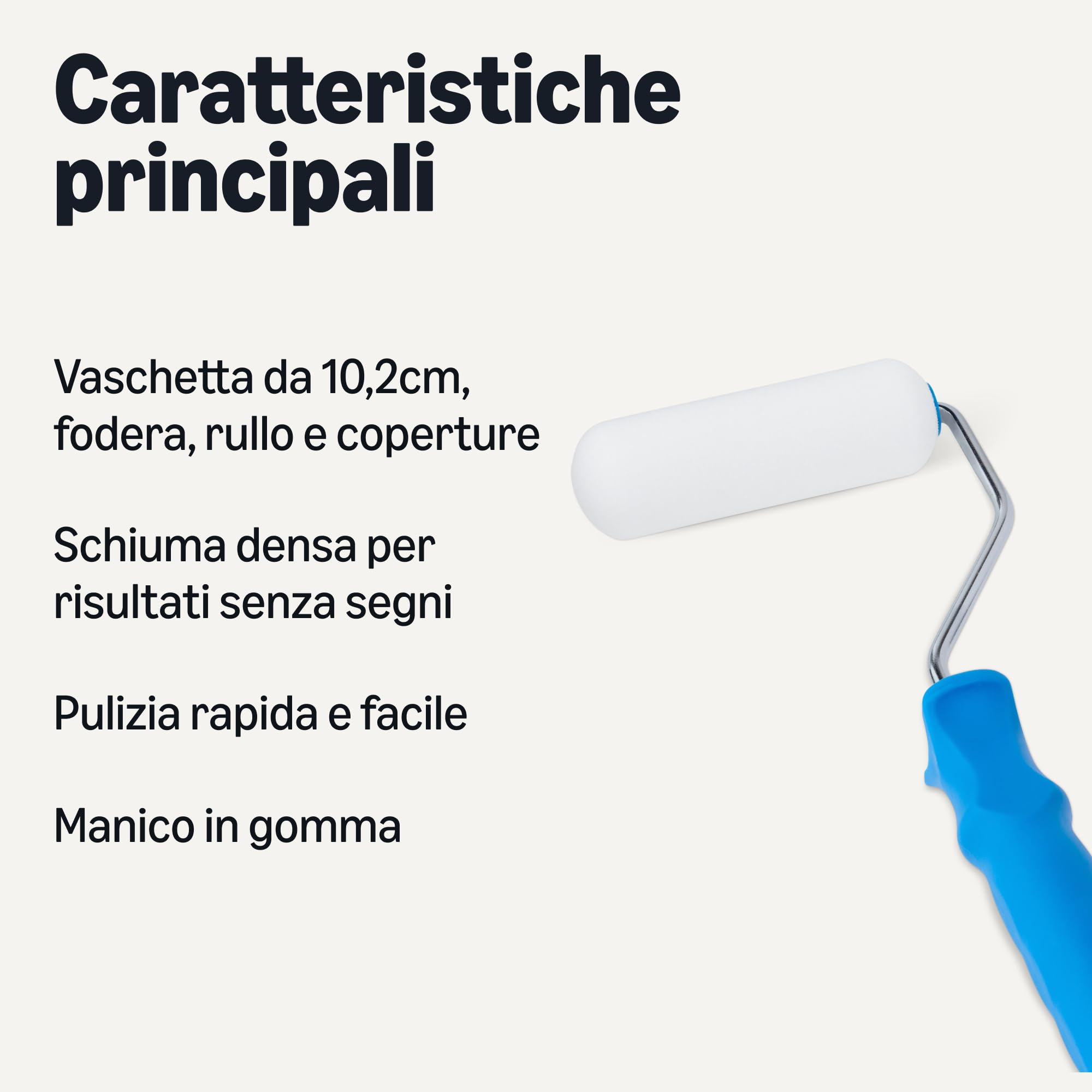 Amazon Basics Kit 8 Rulli in Schiuma 10 cm per Pittura