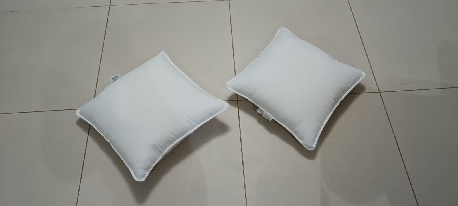 Amazon Basics inserti cuscino 45x45 set 2 bianco ipoallergenico