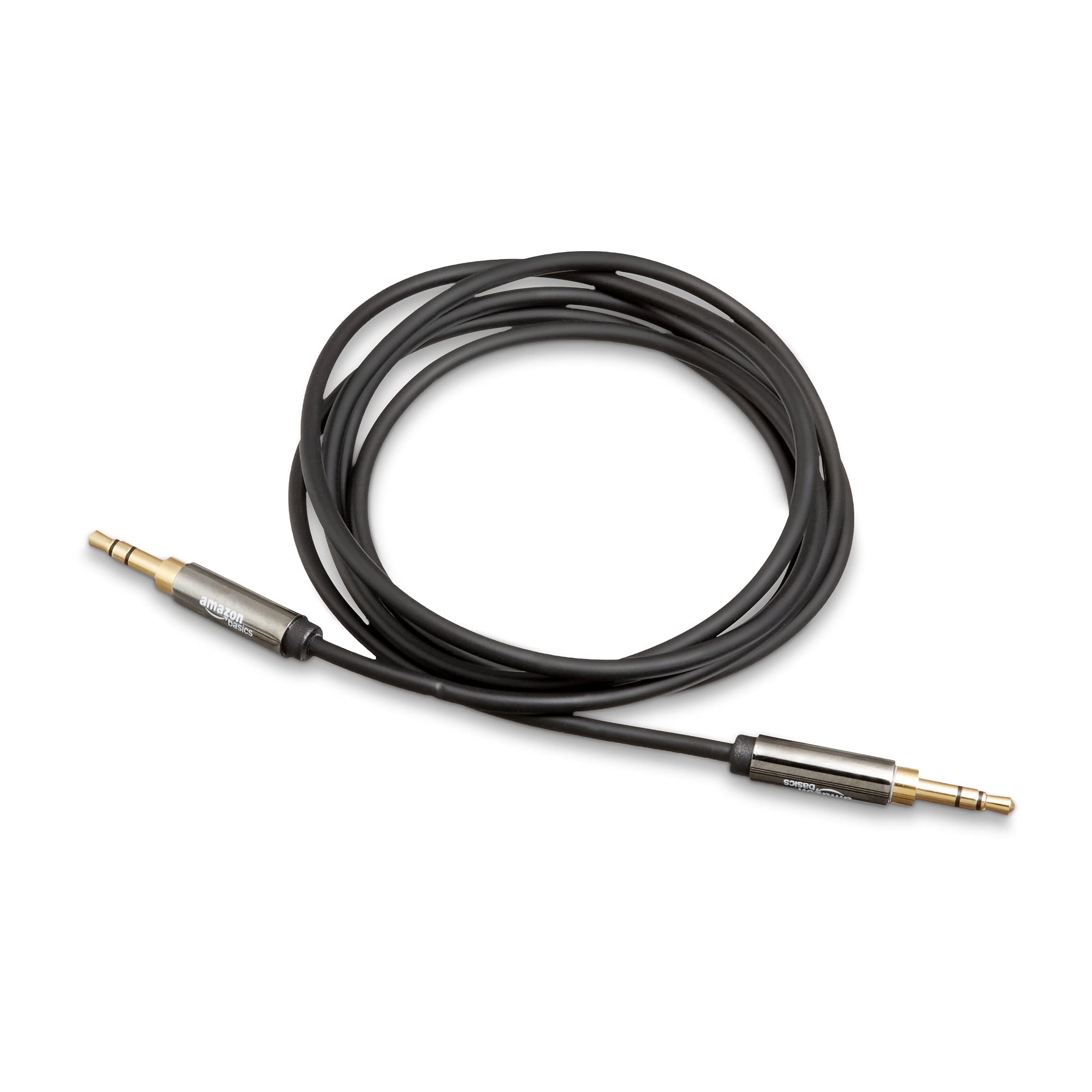 Amazon Basics Cavo Audio Aux 3,5 mm 1,2 m Nero