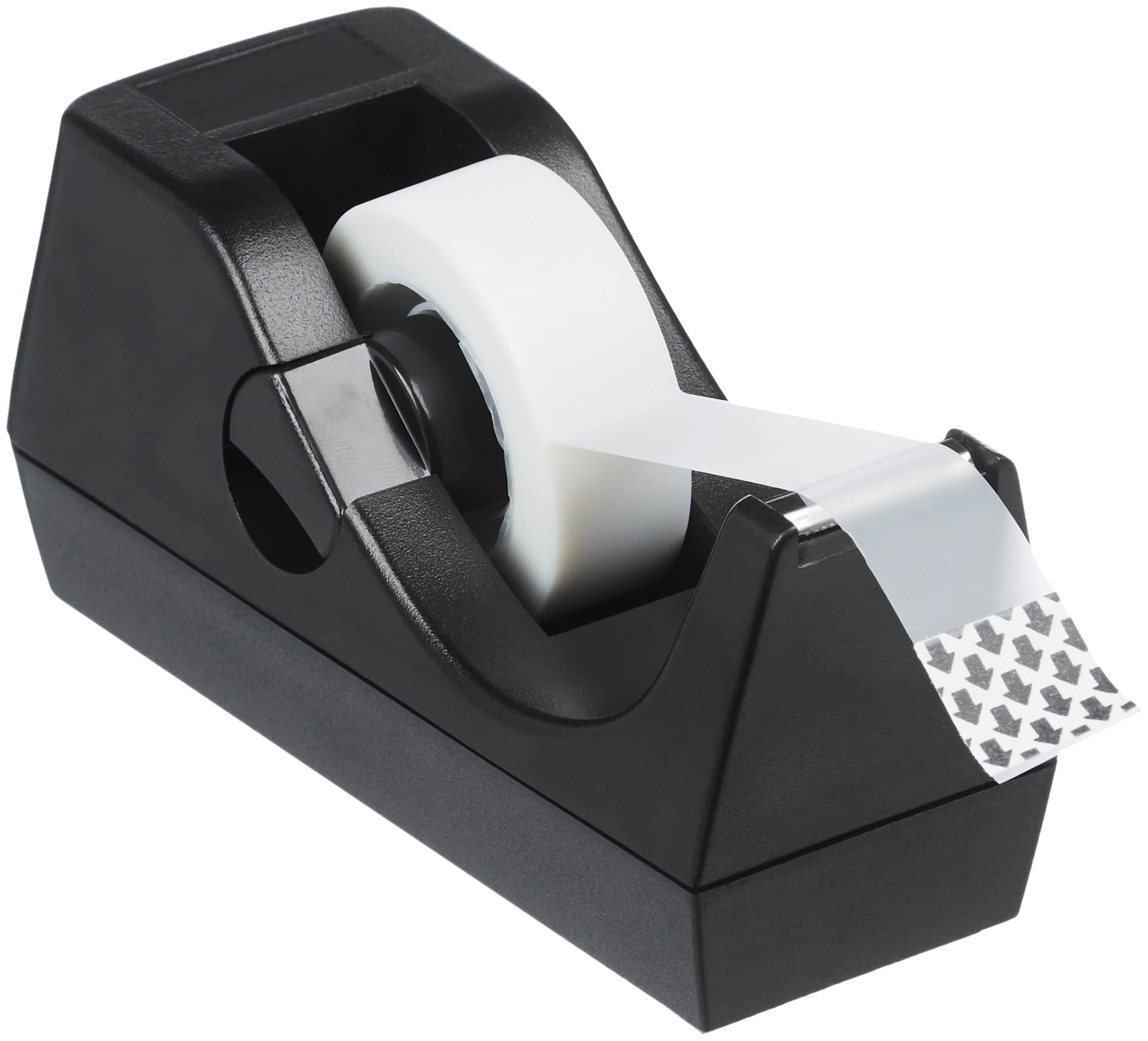 Amazon Basics Dispenser Nastro Adesivo Nero 3 Pezzi Ufficio