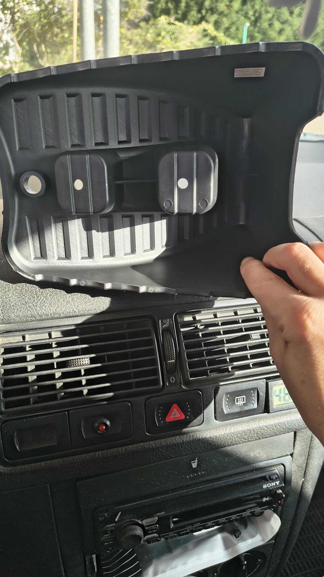 Amazon Basics cunei fermaruote plastica neri confezione da 2