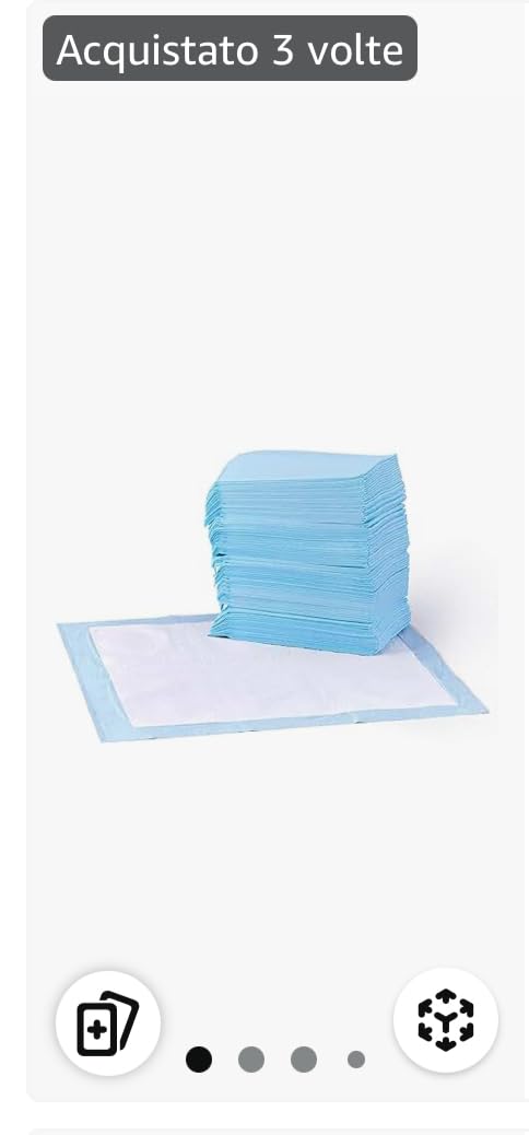 Amazon Basics Tappetini Assorbenti Cani 71x86 cm 40 Pezzi 5 Strati