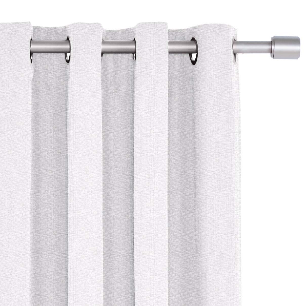 Amazon Basics Mabry Tende Oscuranti Bianche 132x160 cm 2 Pezzi