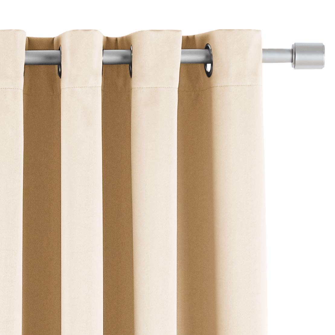 Amazon Basics Theatre Grade tende oscuranti 52x95 talpa 2 pezzi termiche