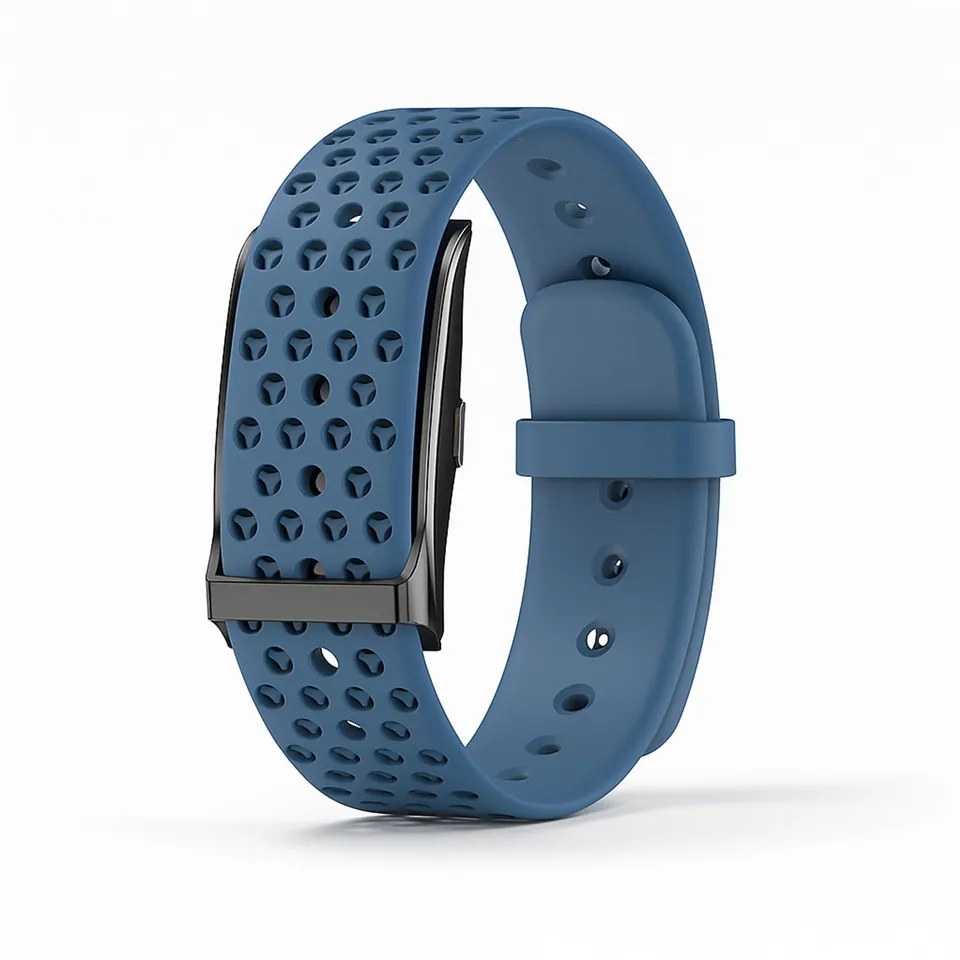 Elprico Braccialetto Fitness Senza Schermo Blu 45 Giorni IP