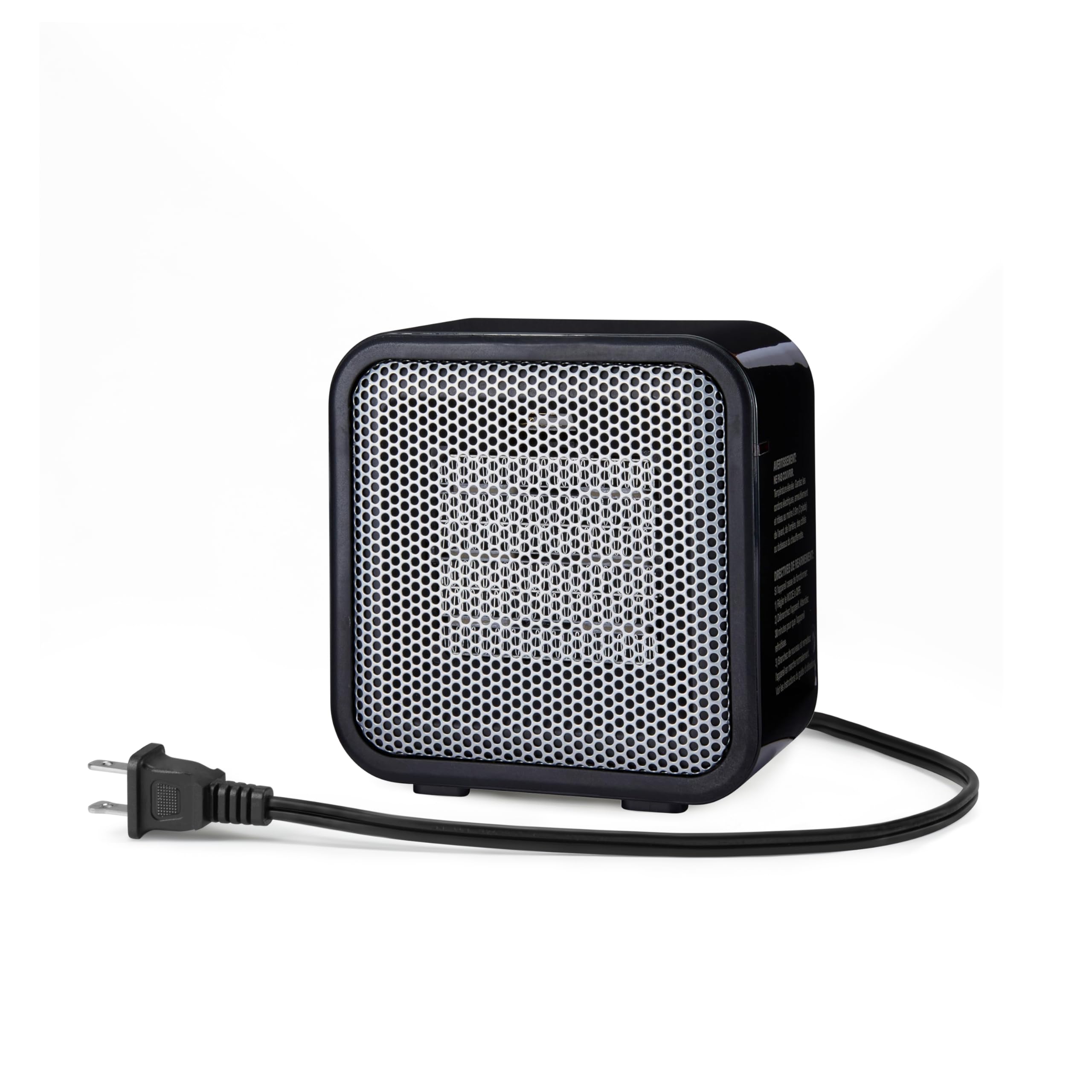 AmazonBasics Carlo mini riscaldatore ceramica 500W nero