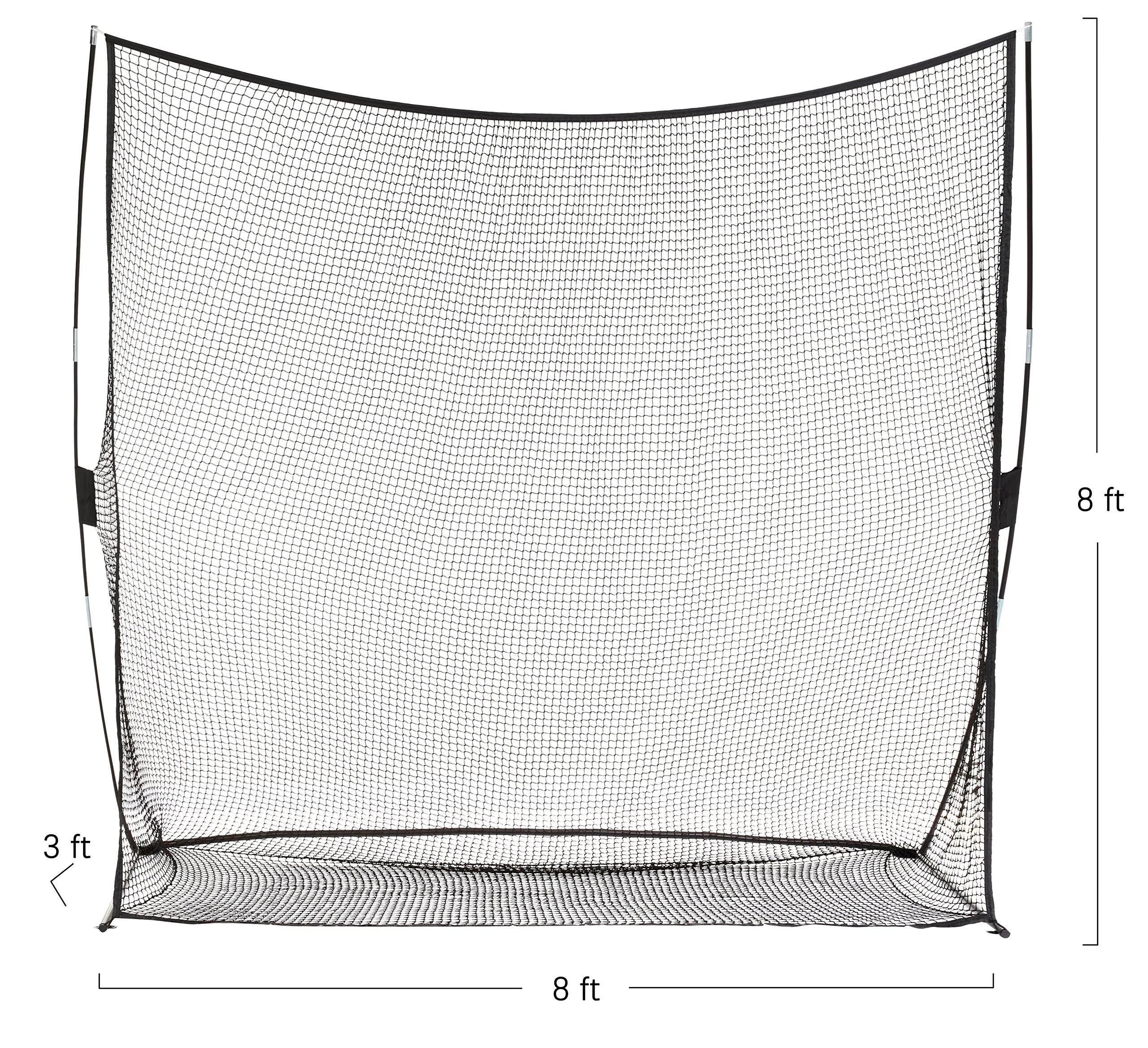 AmazonBasics Rete Golf Portatile Allenamento 2,44x2,44m Interna