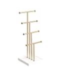 AmazonBasics portagioielli albero 4 livelli bianco ottone