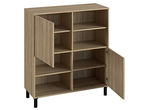 AmazonBasics Mobile 2 ante marrone quercia 101 cm
