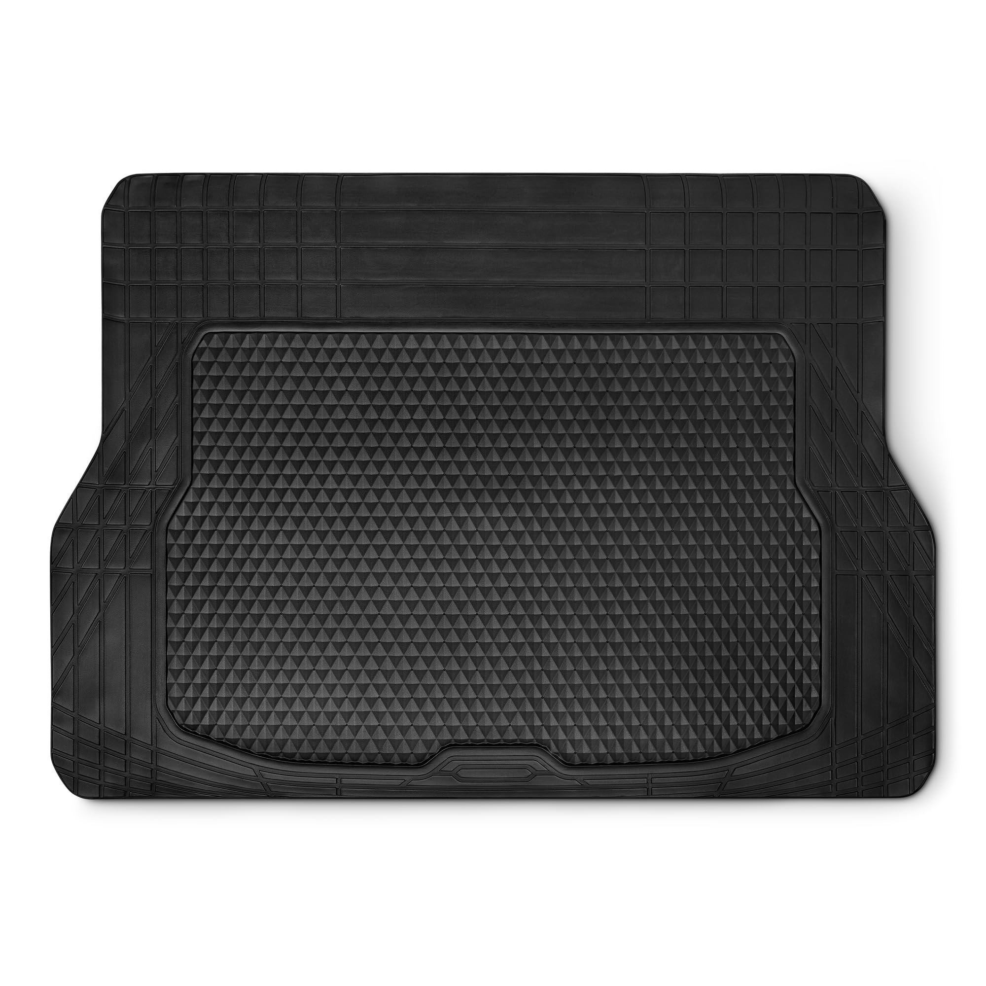 Amazon Basics tappetino bagagliaio PVC nero 132,8x94,5 cm