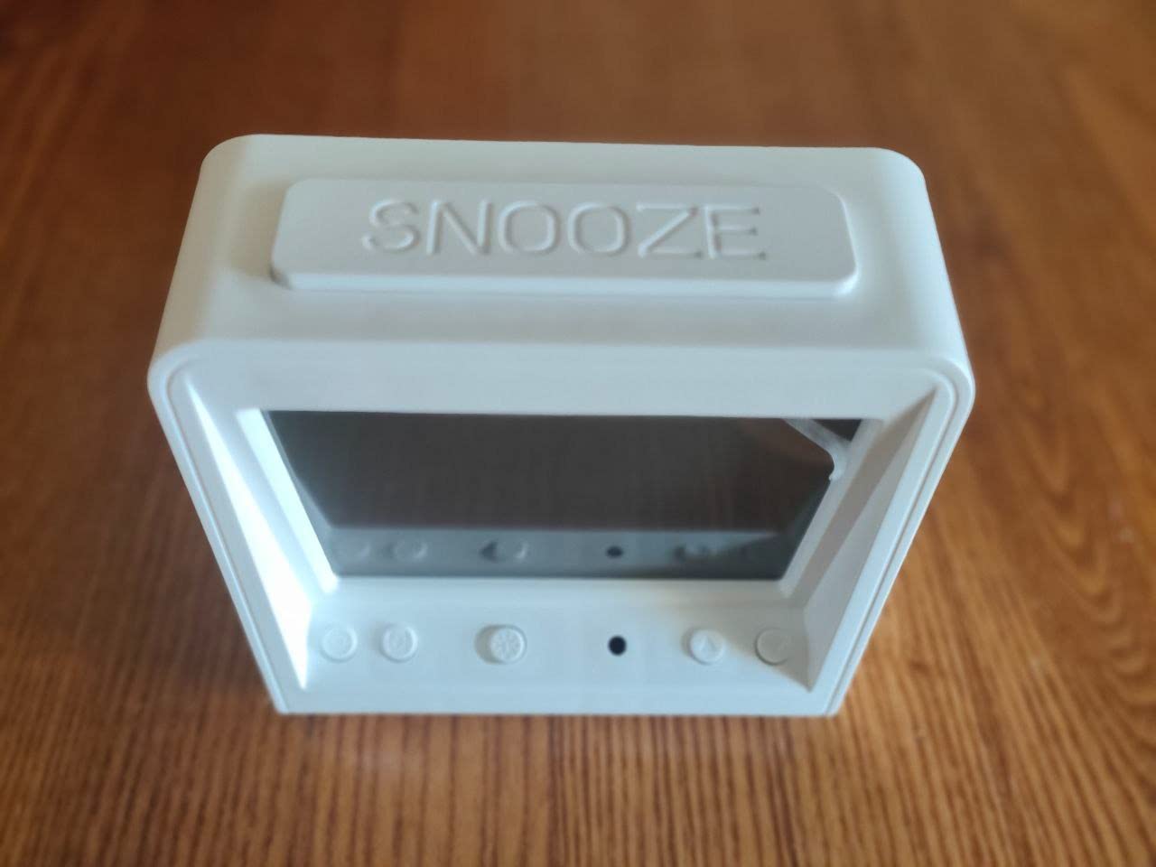 Amazon Basics Sveglia Digitale Nera con Temperatura