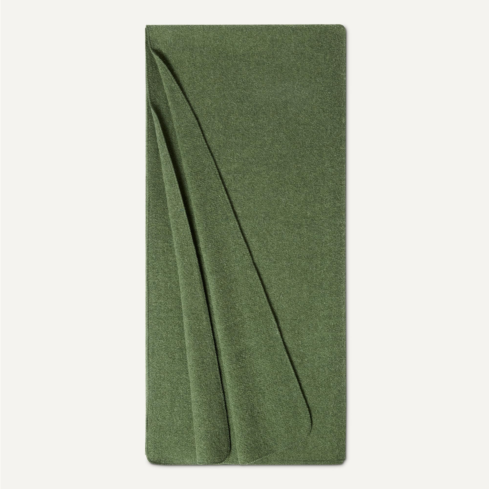 Amazon Basics Coperta Campeggio Lana Verde Oliva da Esterno