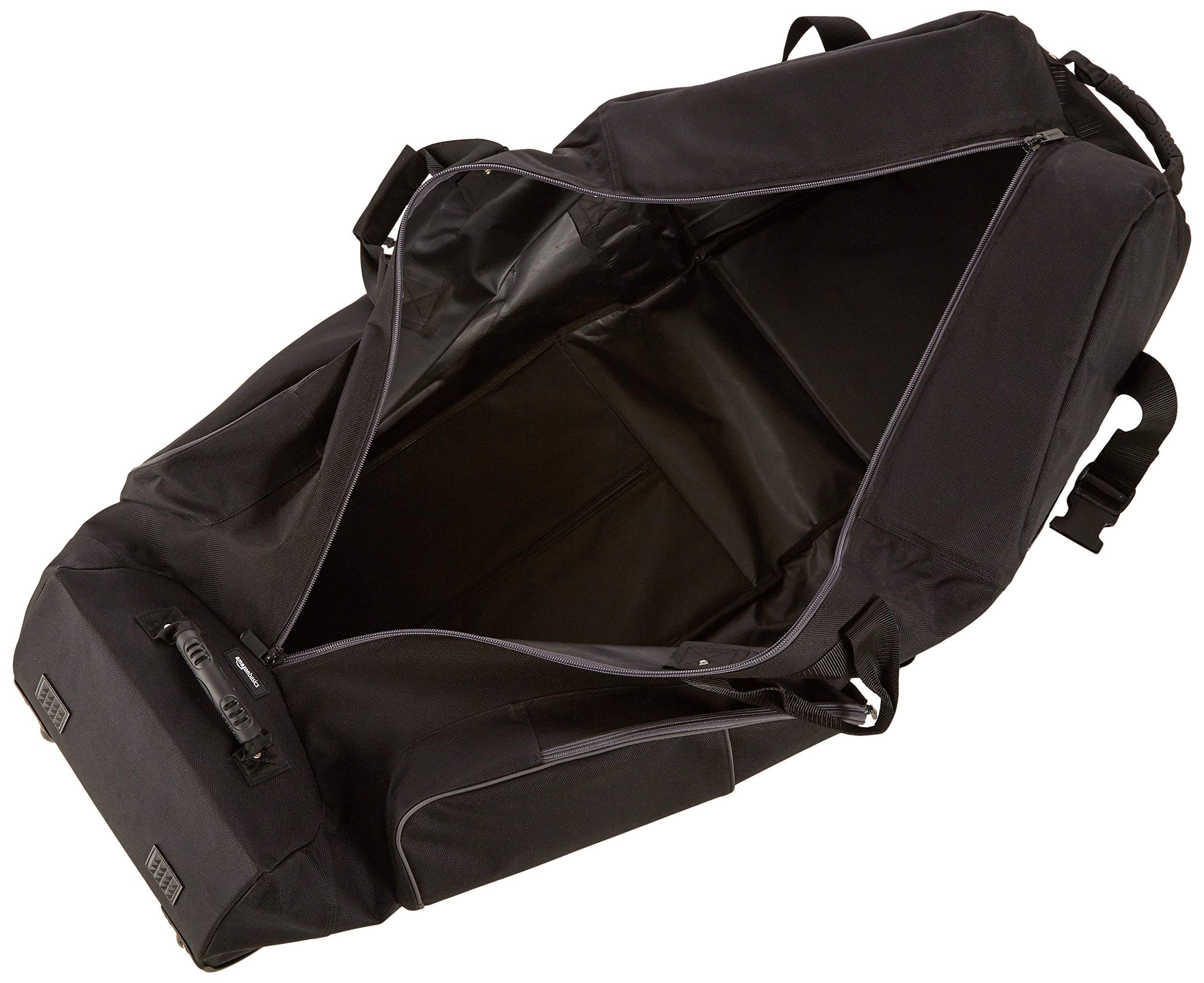 Amazon Basics Borsa golf da viaggio lati morbidi nera 127 cm