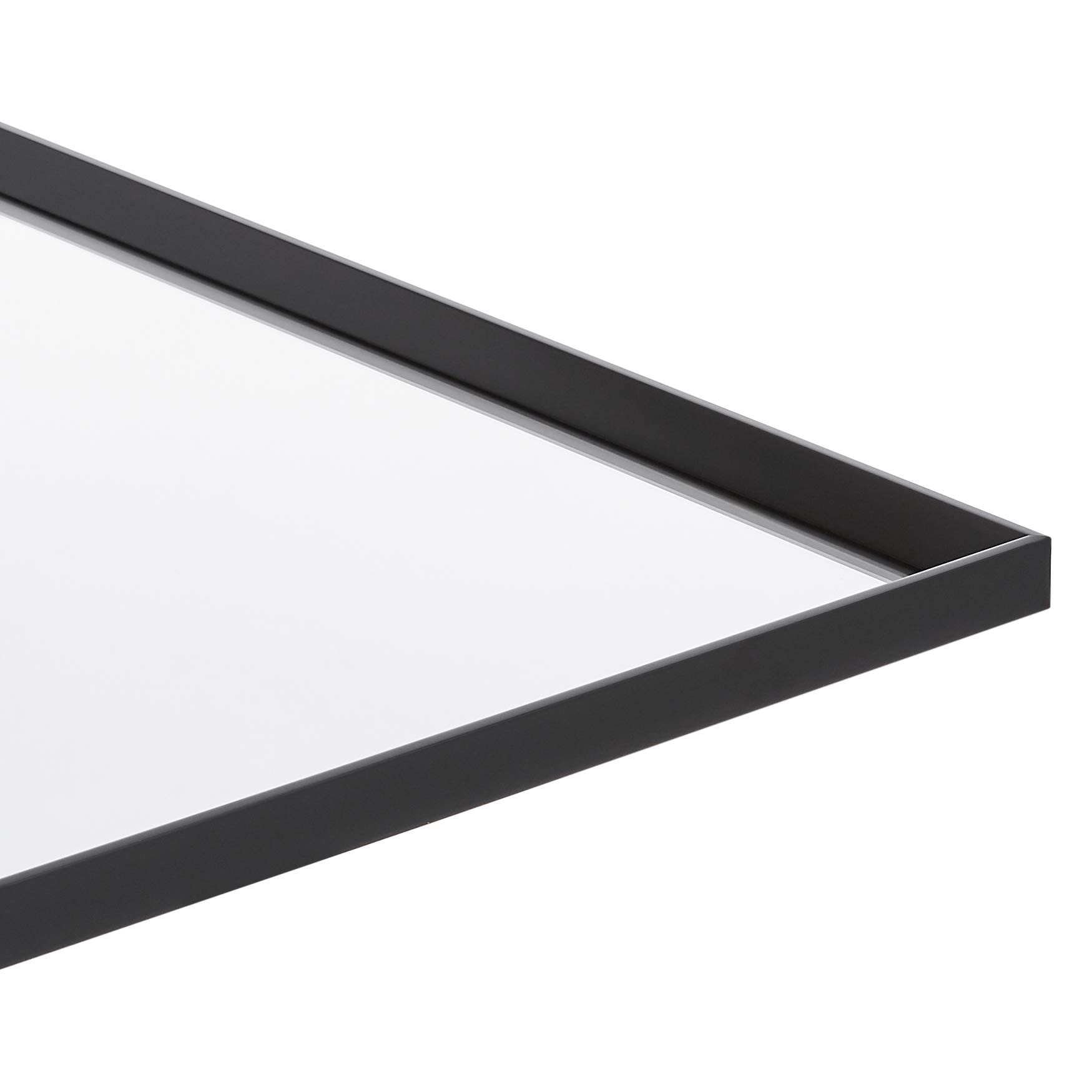 AmazonBasics Specchio da parete 61x91 cm nero a sbalzo