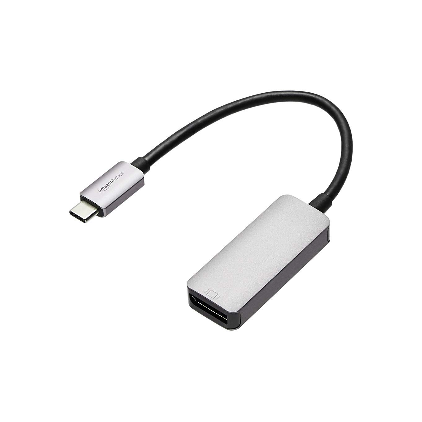 AmazonBasics Adattatore USB-C DisplayPort 4K 60Hz Grigio