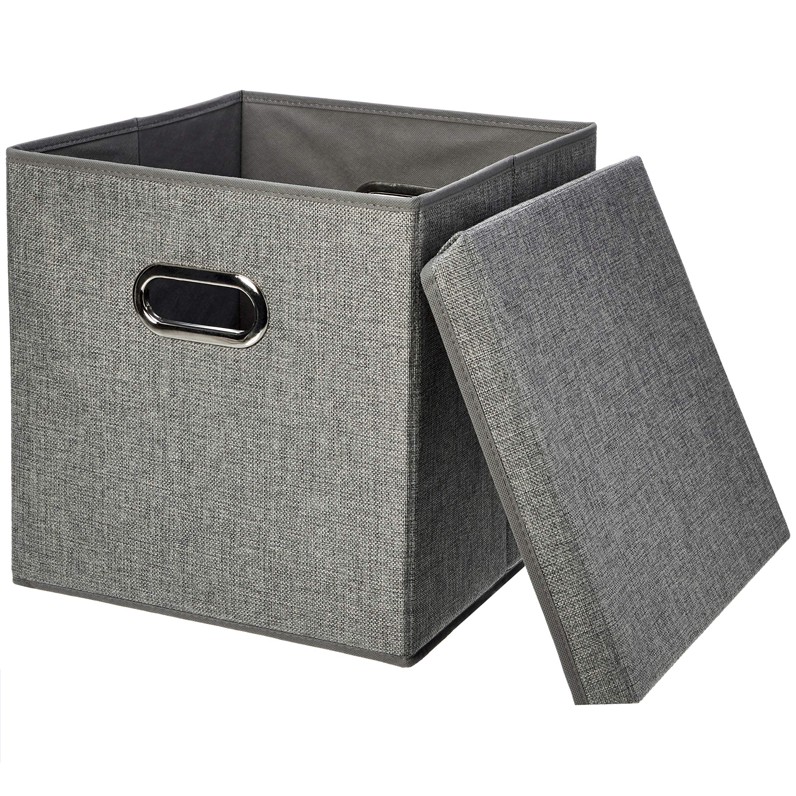 Amazon Basics Cubi Iuta Grigio 33cm 2 Pezzi