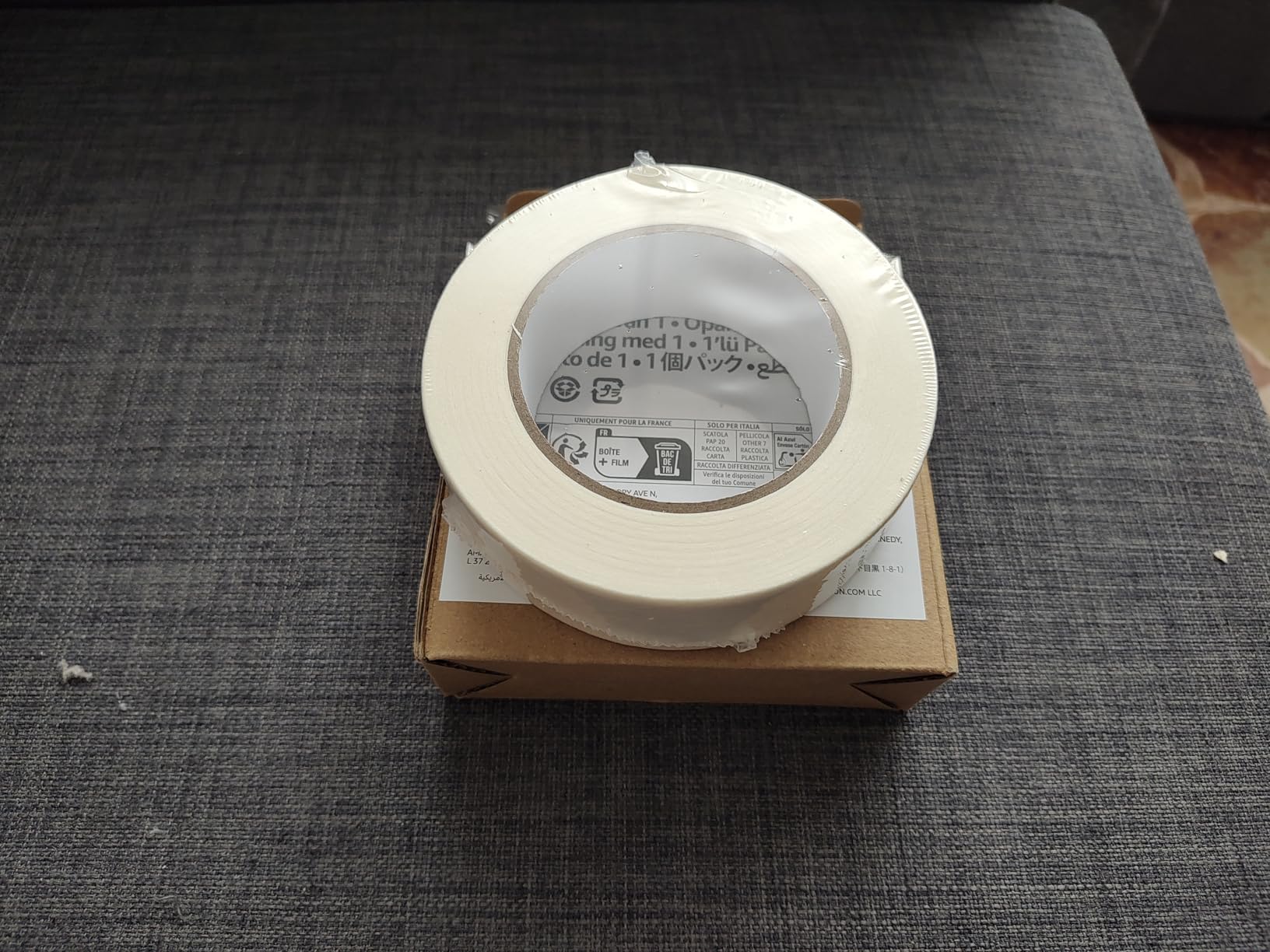 Amazon Basics Nastro Pittura Blu 2,3cmx55m 4 Rotoli UV