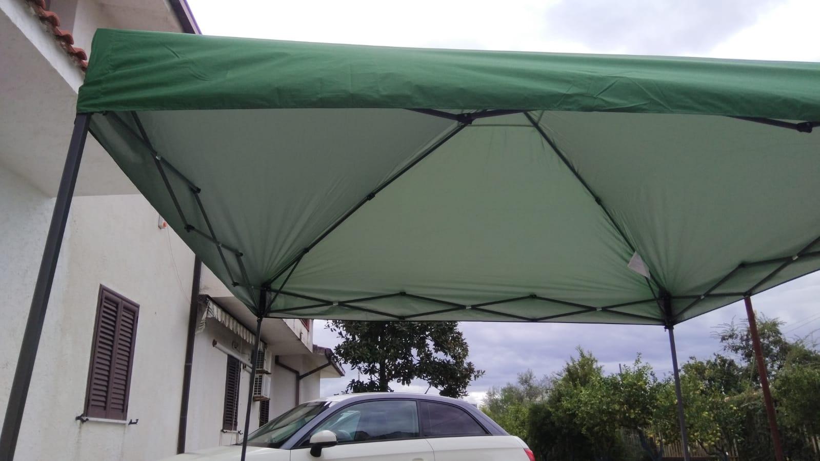 Amazon Basics 3x3M Gazebo Pop Up Verde Impermeabile