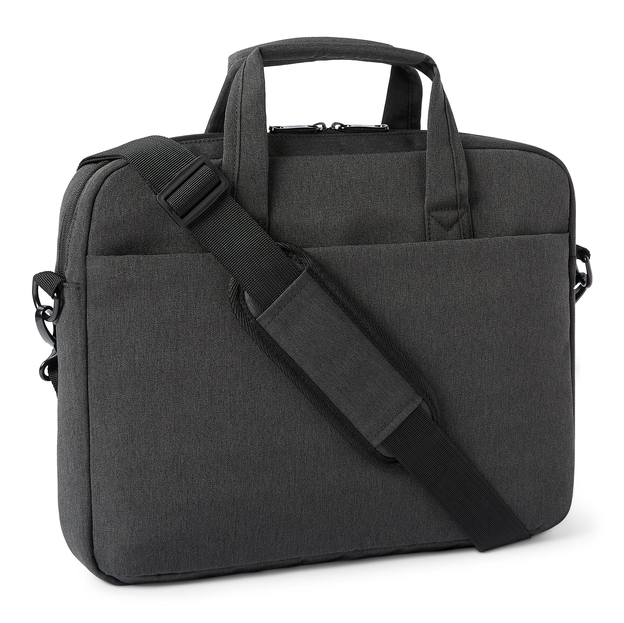 Amazon Basics Borsa Laptop 15,6 Pollici Nera Tracolla