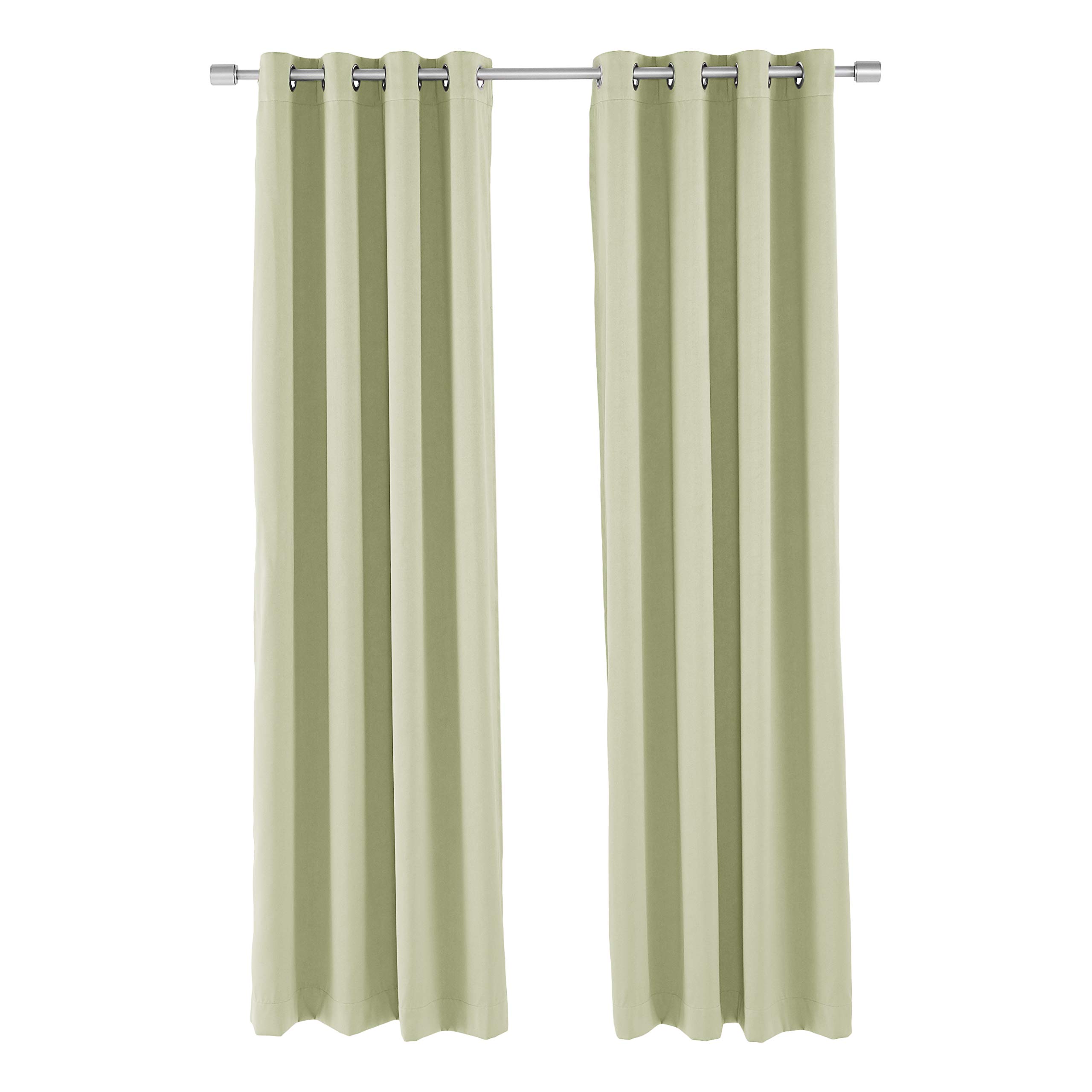 Amazon Basics Theatre Grade tende oscuranti 52x95 verde salvia 2 pezzi termiche