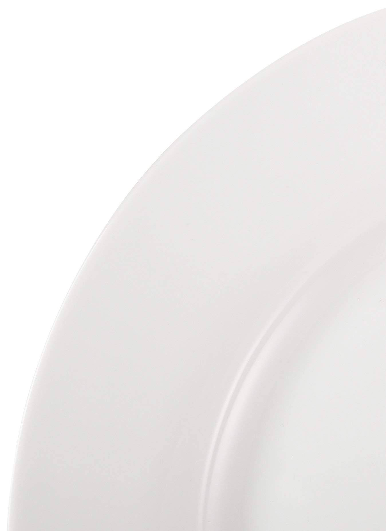 AmazonBasics Piatti Piani Porcellana 26,7 cm 6 Pezzi