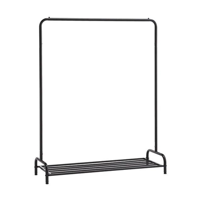 AmazonBasics Attaccapanni con Scarpiera Nero 116x40x145 cm