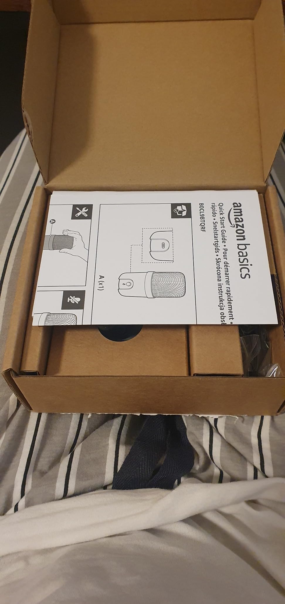 AmazonBasics Microfono USB a Condensatore Nero Cardioide