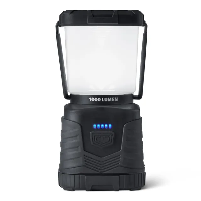 Amazon Basics Lanterna Campeggio LED 1000 Lumen Nera