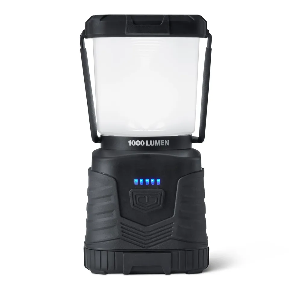 Amazon Basics Lanterna Campeggio LED 1000 Lumen Nera