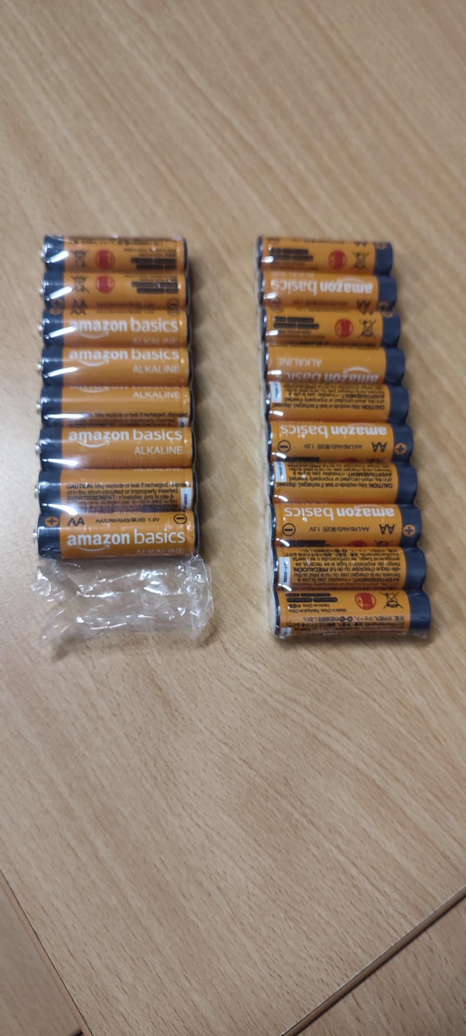 Amazon Basics batterie alcaline AA 1,5V confezione da 48 lunga durata