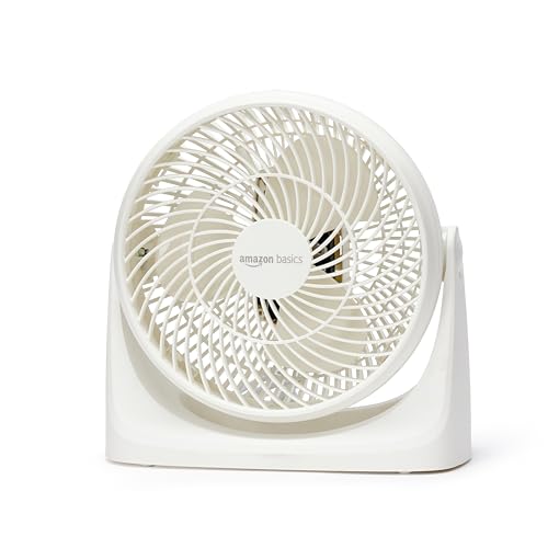 Amazon Basics ventilatore da tavolo 18 cm bianco 3 velocita