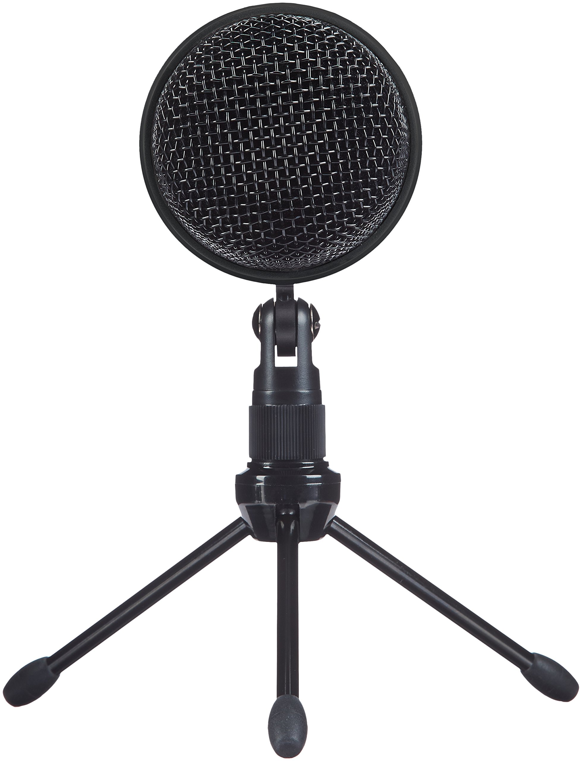 AmazonBasics Mini Microfono a Condensatore USB Nero