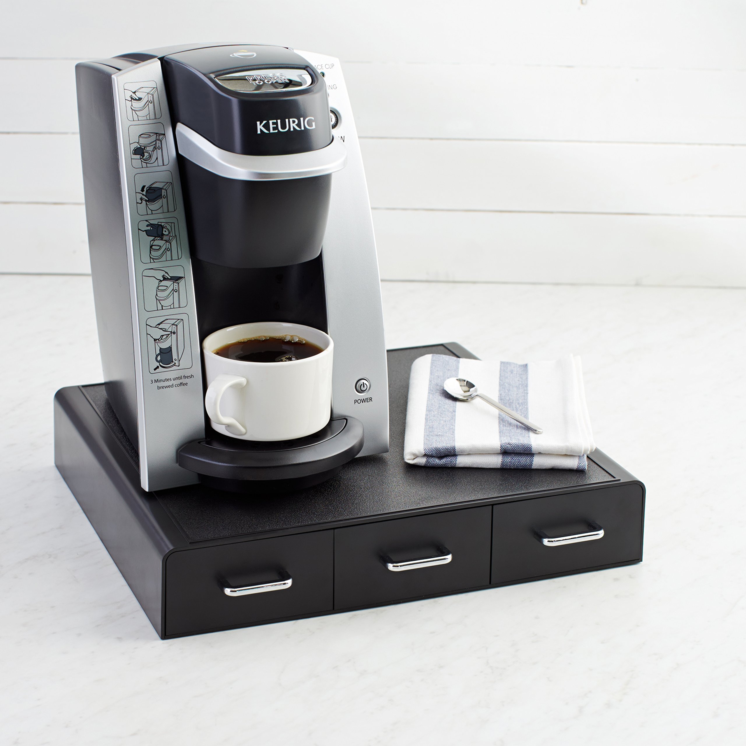 AmazonBasics cassetto capsule K-Cup 36 posti nero