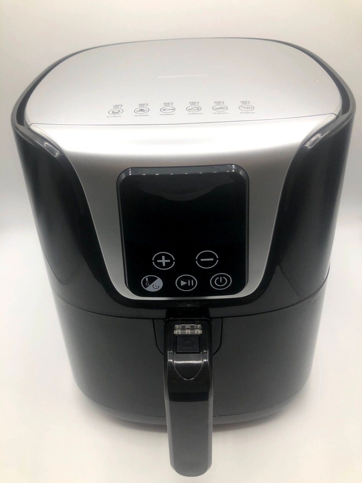 AmazonBasics Vecchio Modello 4L Friggitrice ad Aria Nera Digitale