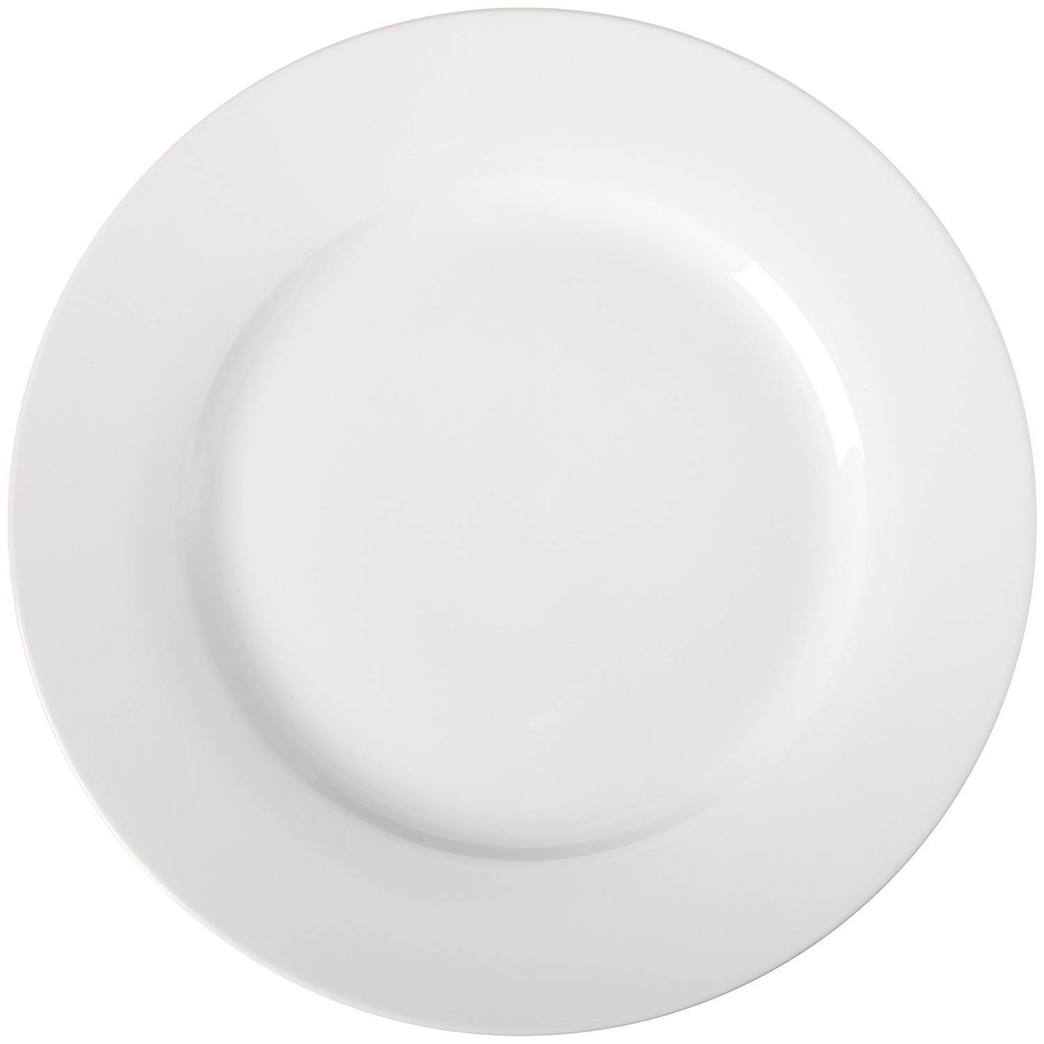AmazonBasics Piatti Piani Porcellana 26,7 cm 6 Pezzi