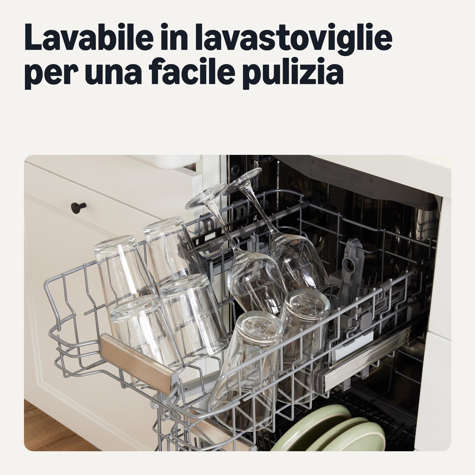 AmazonBasics Bicchieri vino bianco vetro 355 ml set 6 pezzi