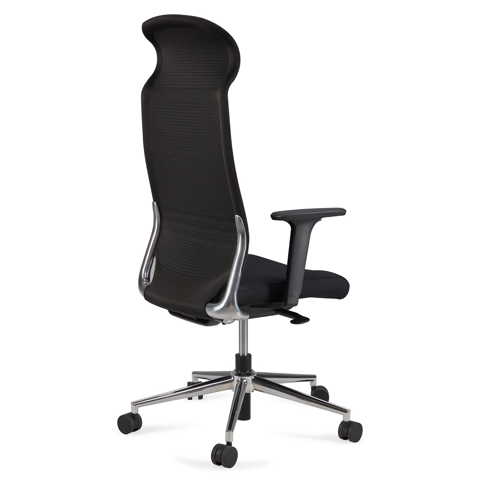 Amazon Basics Sedia Ufficio Ergonomica Nera Schienale Alto in Rete