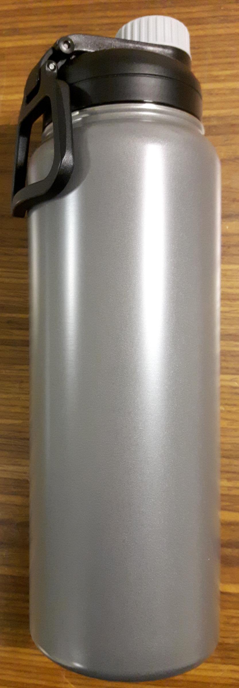 AmazonBasics Bottiglia Termica Acciaio 890 ml Grigio Beccuccio
