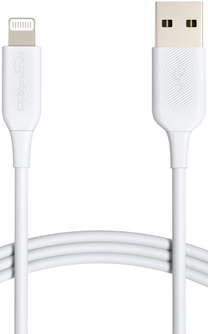 Amazon Basics cavo Lightning USB-A 0,9 m bianco MFi