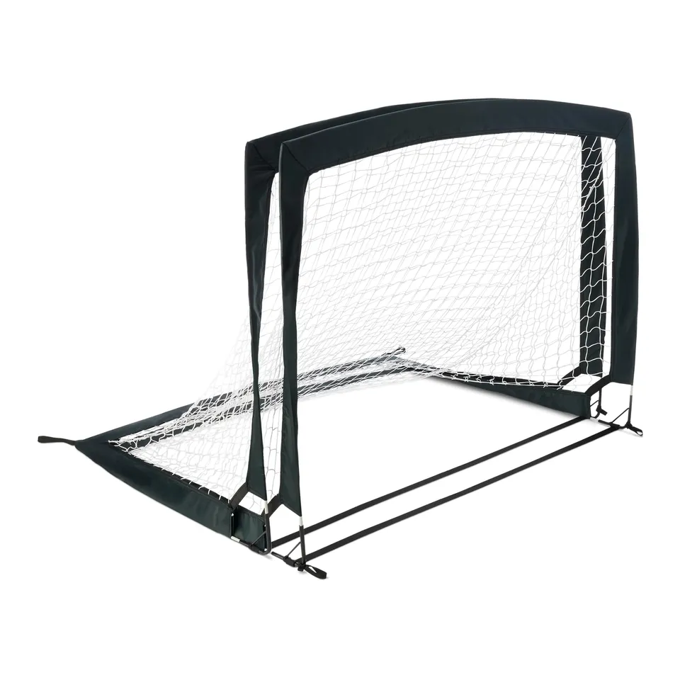 Amazon Basics Porte Calcio Pieghevoli 120x90cm Set 2 Pezzi