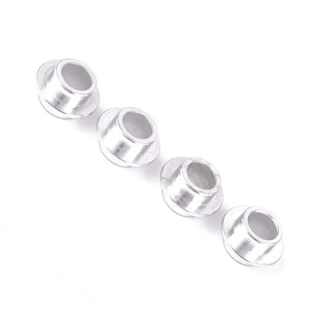 Elprico Distanziatori Cuscinetti Skate Acciaio 15 Pezzi Argento
