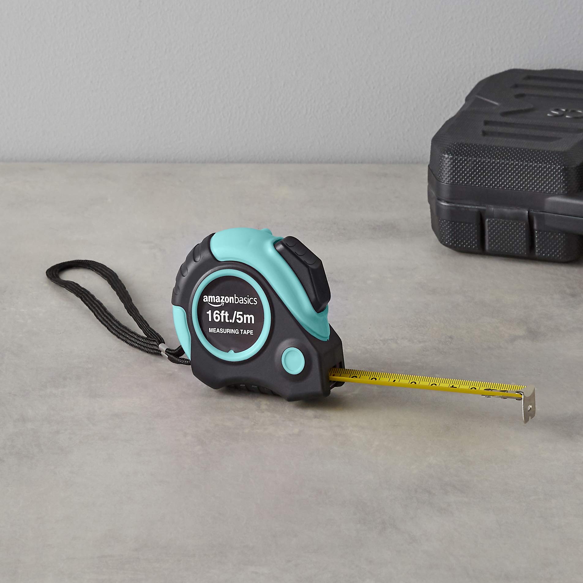 Amazon Basics metro a nastro 5 m turchese 1,9 cm