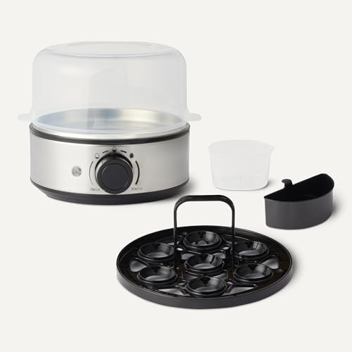 AmazonBasics Cuociuova Elettrico 7 Uova Nero senza BPA