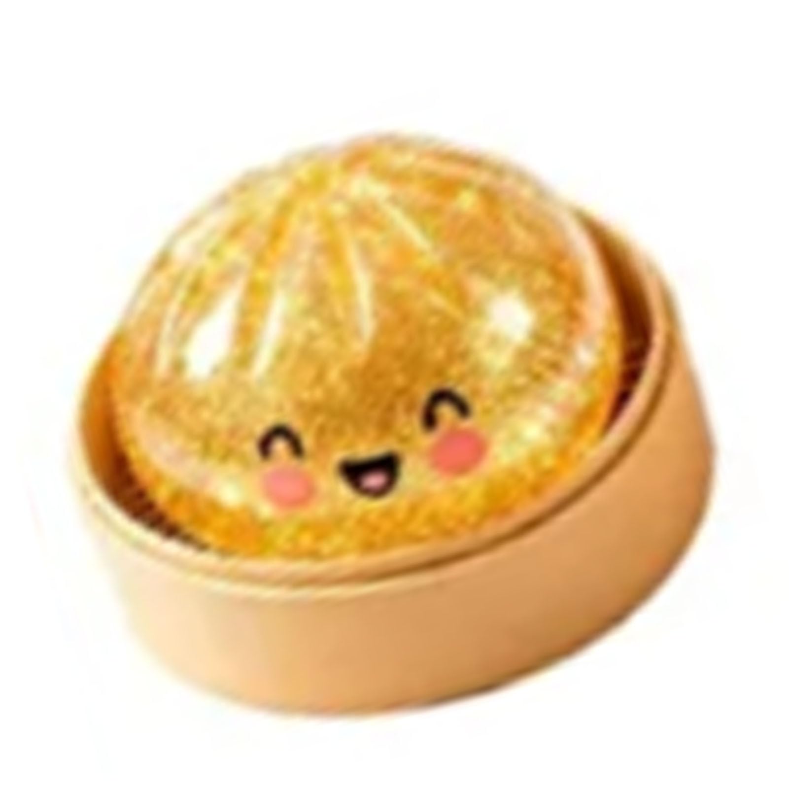 Elprico Pallina Antistress Panino TPR Glitter Oro 200g